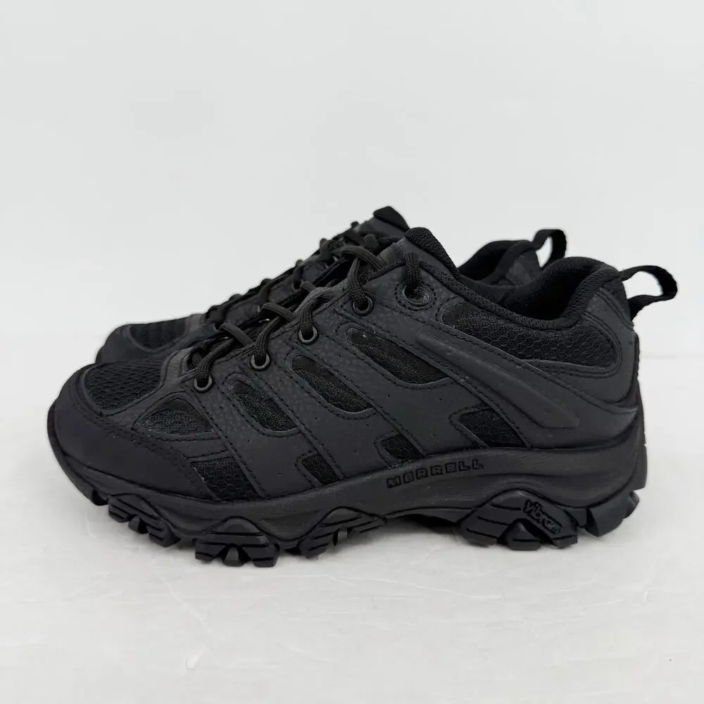 Merrell Moab 3 Tactical Work Sneakers Mens 4 Womens 5.5 Wide Black Leather NIB
